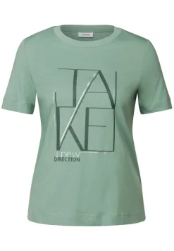 Shirt mit Artwork matcha green