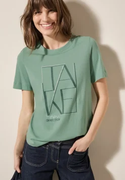 Shirt mit Artwork matcha green