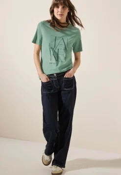 Shirt mit Artwork matcha green