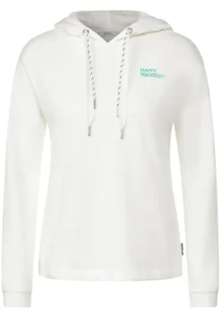 Shirt mit Brustprint vanilla white
