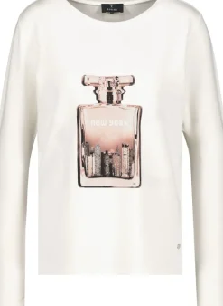 Shirt mit Flakon-Print marshmallow