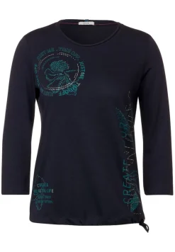 Shirt mit Frontprints night sky blue