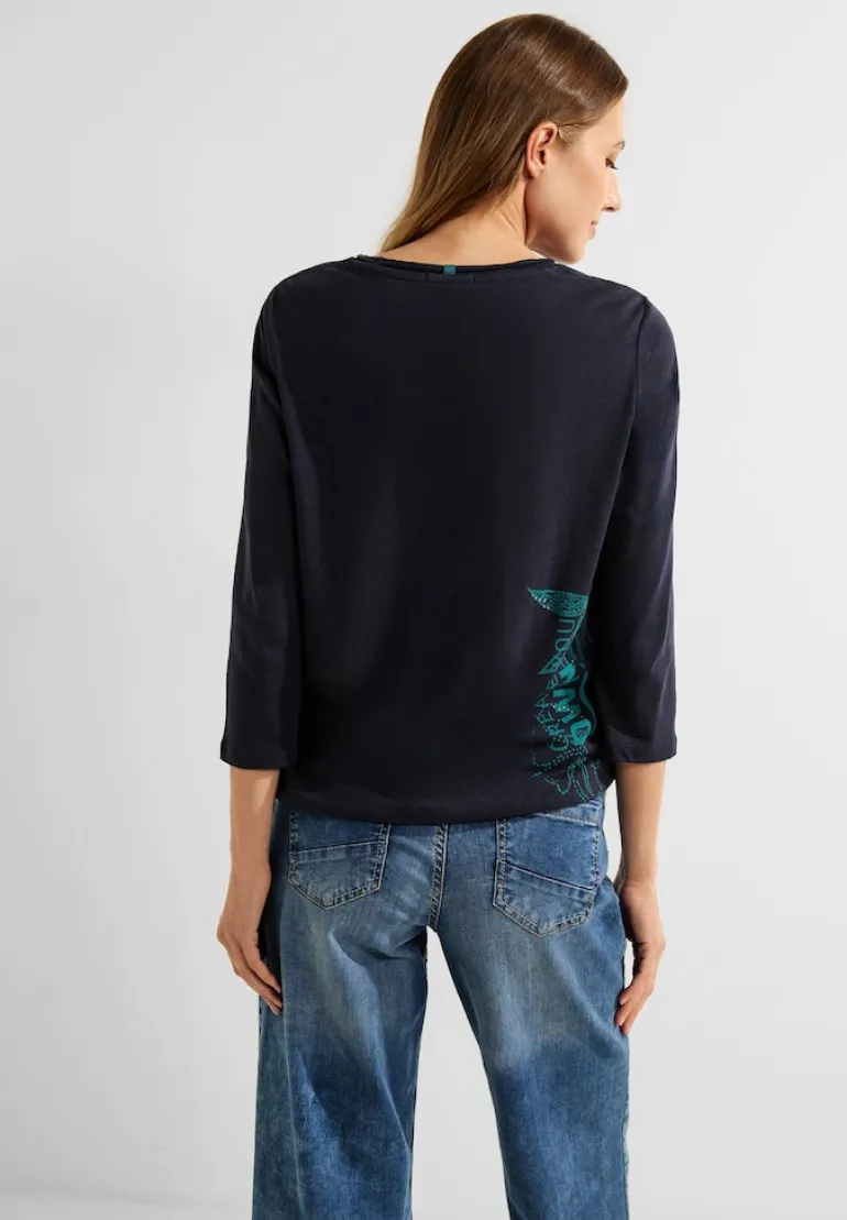 Shirt mit Frontprints night sky blue