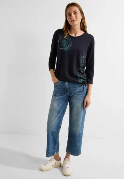 Shirt mit Frontprints night sky blue