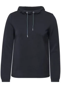 Shirt mit Funnelneck universal blue