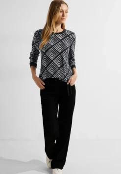 Shirt mit Grafikprint black