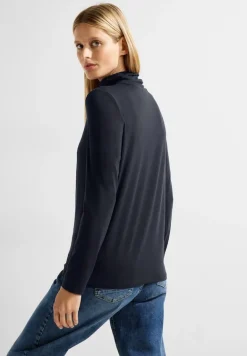 Shirt mit hohem Kragen night sky blue