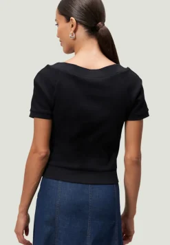 Shirt mit Nieten patch blacksilver