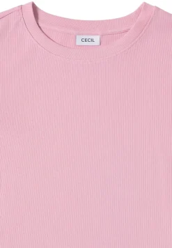 Shirt mit Rippstruktur blossom glow