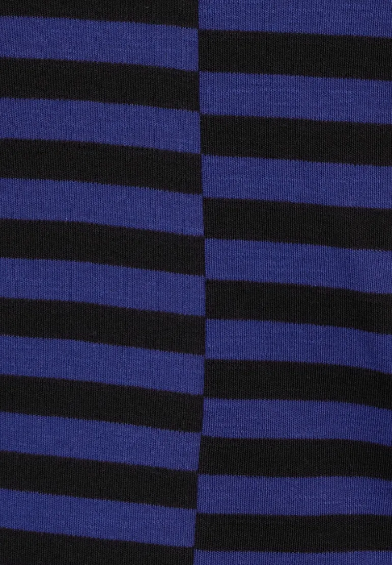 Shirt mit Streifen Muster cosmic blue