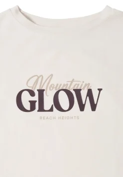 Shirt mit Wording light greige