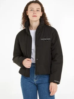 SHORT LIGHTWEIGHT PADDED JACKET ck black