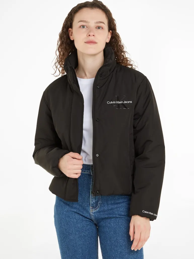 SHORT LIGHTWEIGHT PADDED JACKET ck black