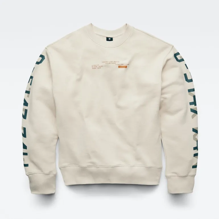 Sleeve graphics loose r sw dk talc
