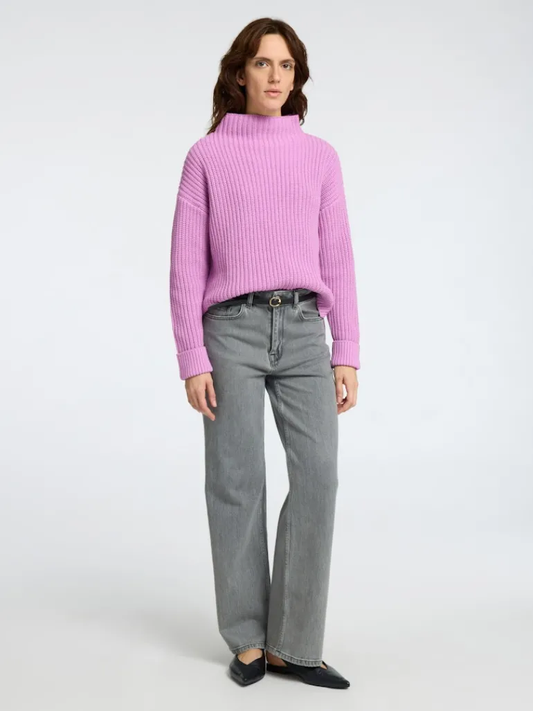 SLFSELMA LS KNIT PULLOVER NOOS first bloom