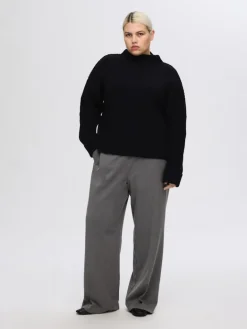 SLFSELMA LS KNIT PULLOVER NOOS black