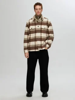 SLHARCHIVE OVERSHIRT NOOS elephant skin
