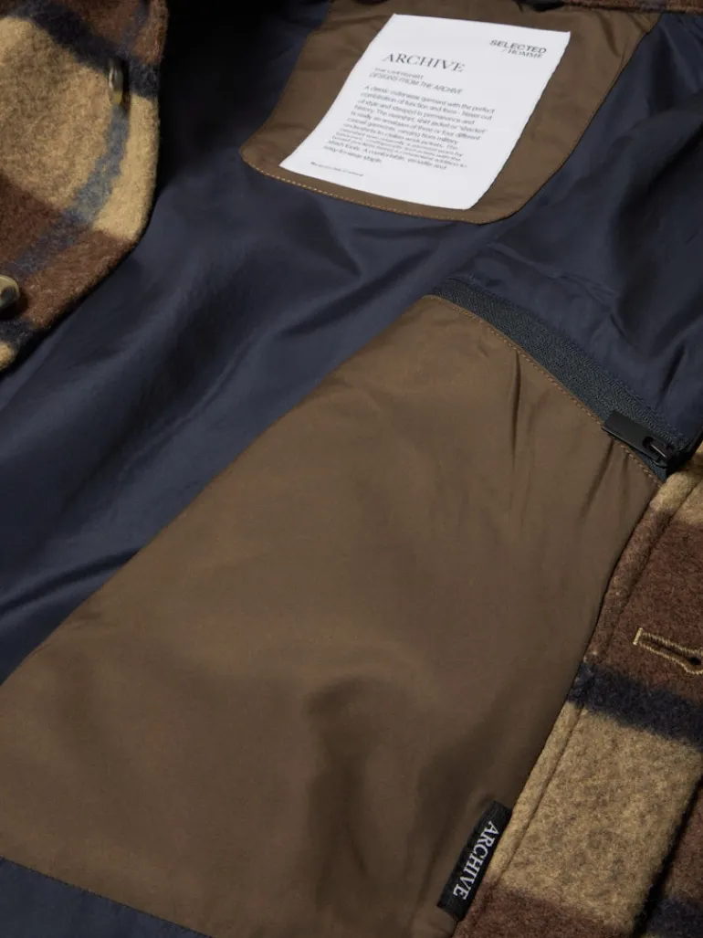 SLHARCHIVE OVERSHIRT NOOS ermine