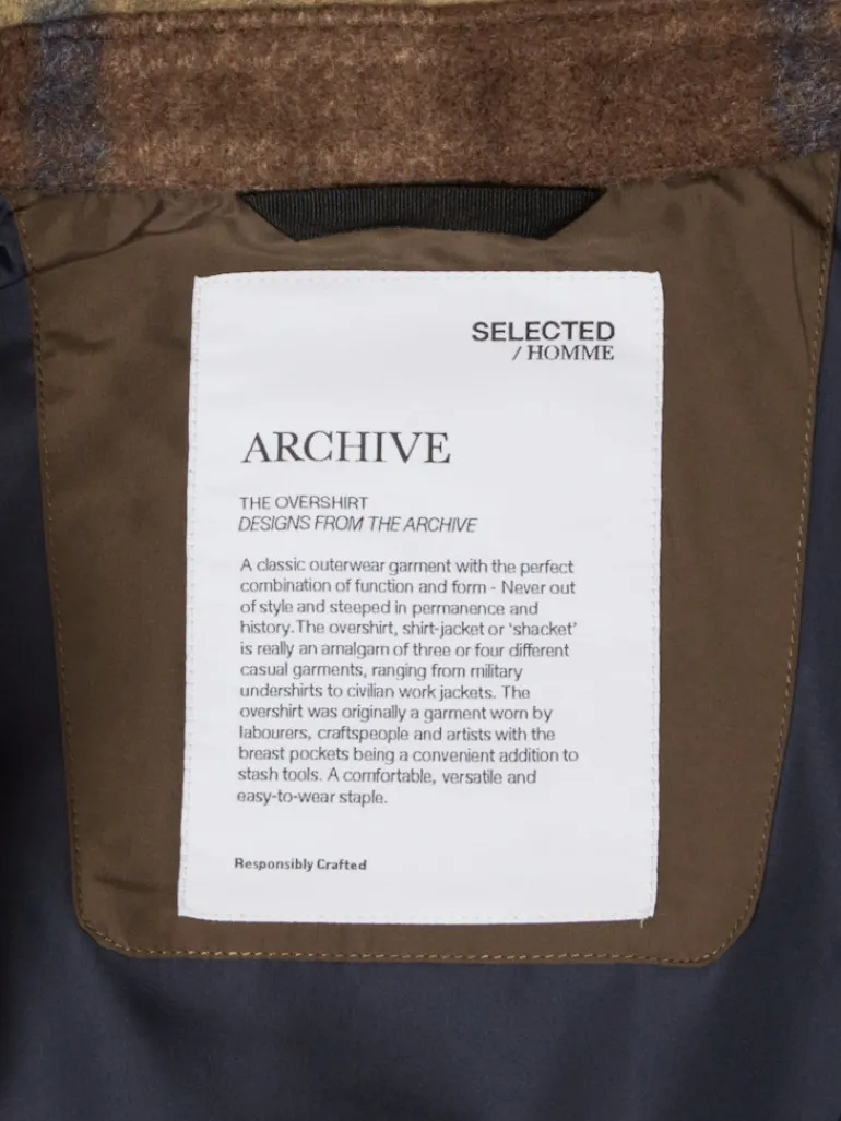SLHARCHIVE OVERSHIRT NOOS ermine