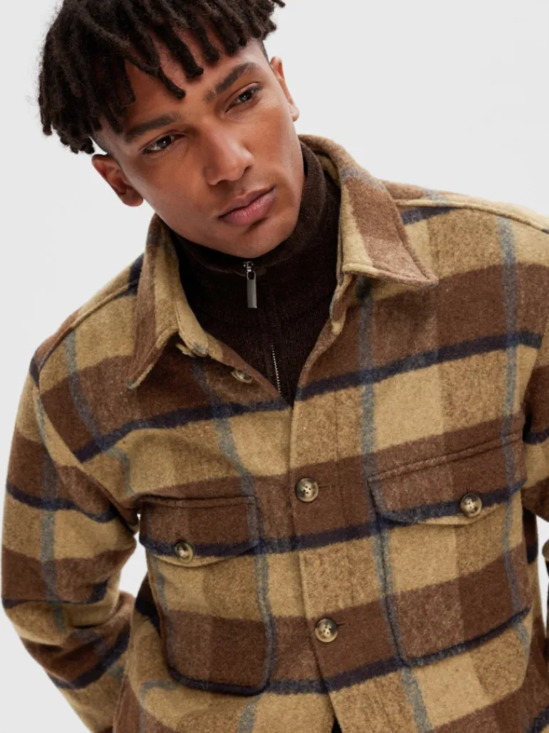 SLHARCHIVE OVERSHIRT NOOS ermine
