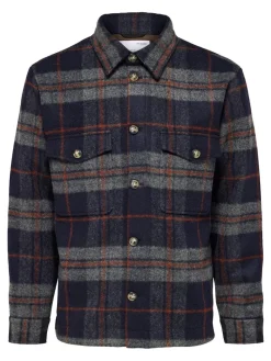 SLHARCHIVE OVERSHIRT NOOS navy blazer