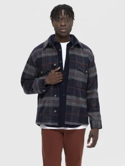 SLHARCHIVE OVERSHIRT NOOS navy blazer