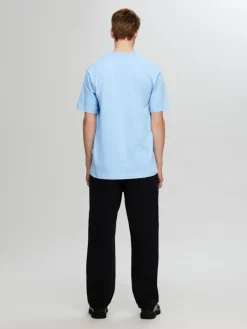 SLHCOLMAN SS O-NECK TEE NOOS cashmere blue