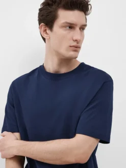 SLHCOLMAN SS O-NECK TEE NOOS navy blazer