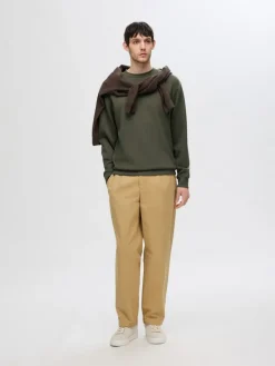 SLHEMANUEL SOFT CREW NECK SWEAT NOOS forest night