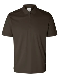 SLHFAVE ZIP SS POLO NOOS demitasse