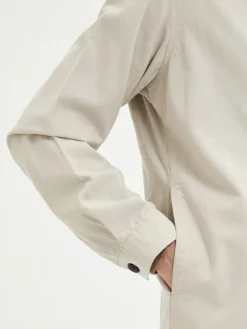 SLHLOOSEBLAS-LINEN OVERSHIRT LS W NOOS angora