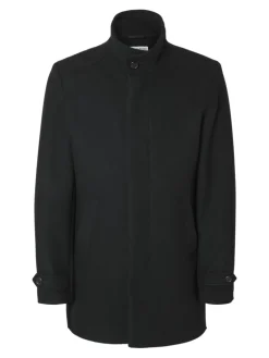 SLHNEW REUBEN COAT NOOS black