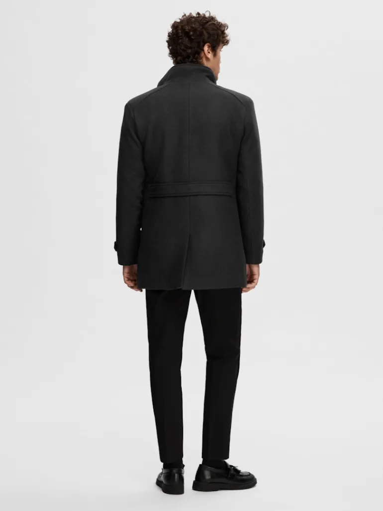 SLHNEW REUBEN COAT NOOS black