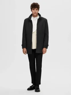 SLHNEW REUBEN COAT NOOS black