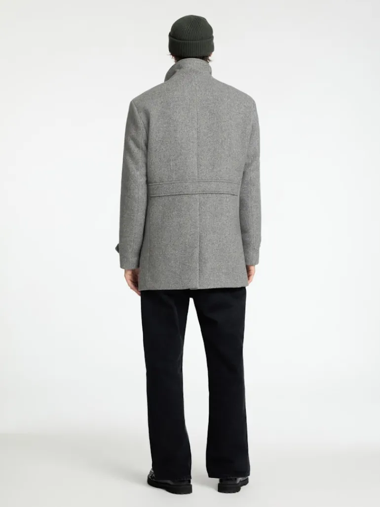 SLHNEW REUBEN COAT NOOS light grey melange