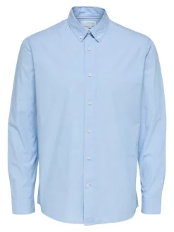 SLHREGDORE SHIRT LS W cashmere blue