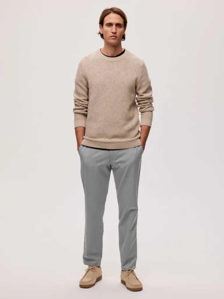 SLHSLIM-BEST 175 FLEX PANTS B NOOS dark grey melange