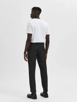SLHSLIM-BEST 175 FLEX PANTS B NOOS dark grey melange