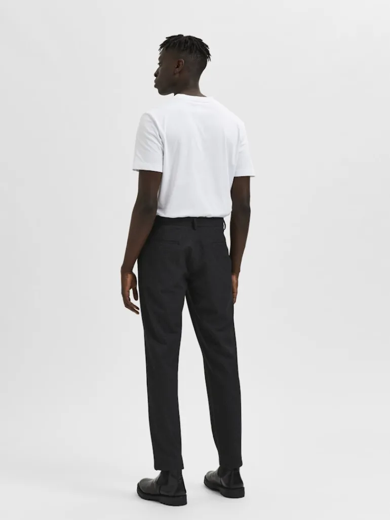SLHSLIM-BEST 175 FLEX PANTS B NOOS dark grey melange
