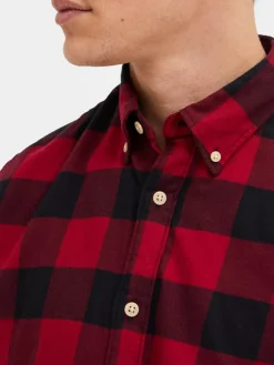 SLHSLIMFLANNEL SHIRT LS W NOOS biking red