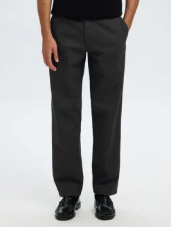 SLH175-SLIM MILES BRUSHED PANT W NOOS dark grey