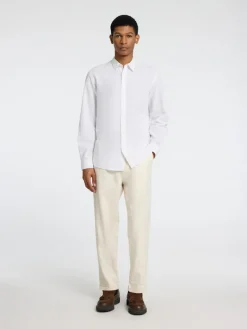 SLHSLIM-SUN SHIRT LS NOOS white