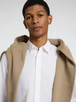 SLHSLIM-SUN SHIRT LS NOOS white