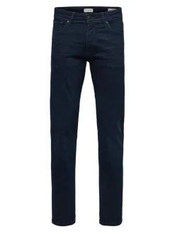 SLH196-STRAIGHT SCOTT 6155 BB JNS NOOS blue black denim