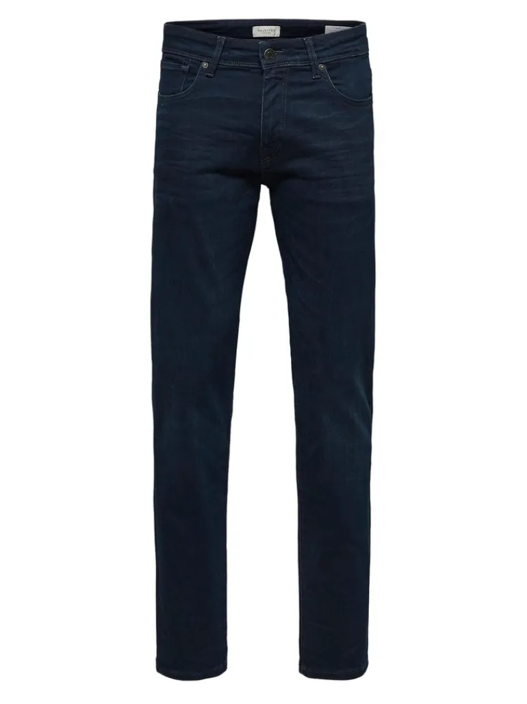 SLH196-STRAIGHT SCOTT 6155 BB JNS NOOS blue black denim