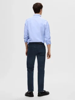 SLH196-STRAIGHT SCOTT 6155 BB JNS NOOS blue black denim