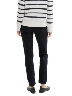 Slim Chino Hose mit Gürtel sky captain blue