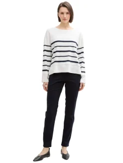 Slim Chino Hose mit Gürtel sky captain blue
