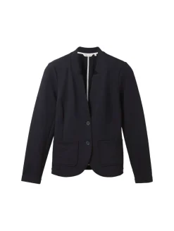 Slim Fit Blazer mit Ottoman Struktur sky captain blue