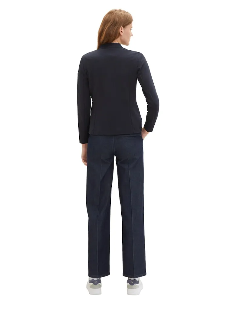 Slim Fit Blazer mit Ottoman Struktur sky captain blue